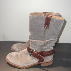 Sofft leather boots womens size 6.5 preloved